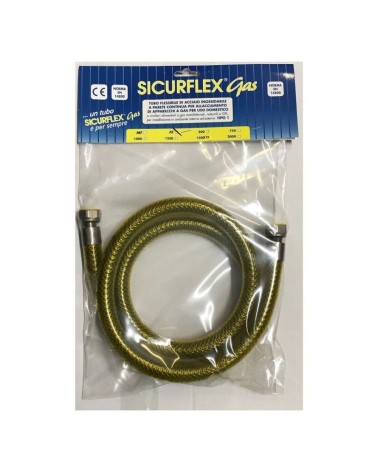 Tubo gas e gpl X10134 da 2 mt acciaio inox ff ½