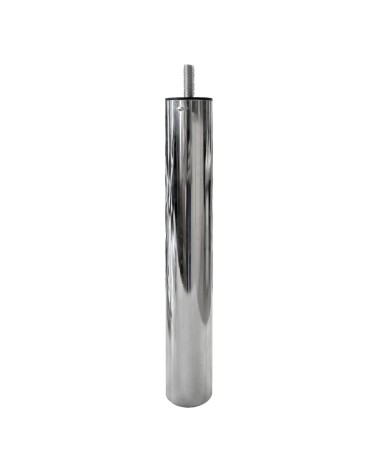 Piede in metallo cromato diametro 4,2 cm altezza 30 cm