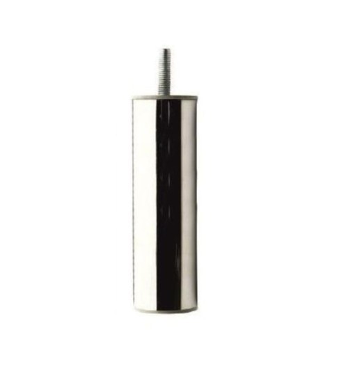 Piede in metallo cromato diametro 4,2 cm altezza 30 cm