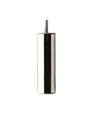 Piede in metallo cromato diametro 4,2 cm altezza 30 cm