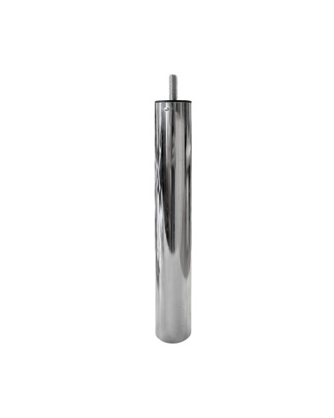Piede in metallo cromato diametro 4,2 cm altezza 20 cm