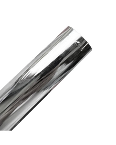 Piede in metallo cromato diametro 4,2 cm altezza 20 cm