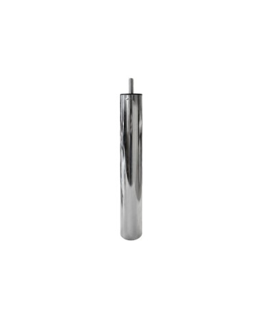 Piede in metallo cromato diametro 4,2 cm altezza 15 cm