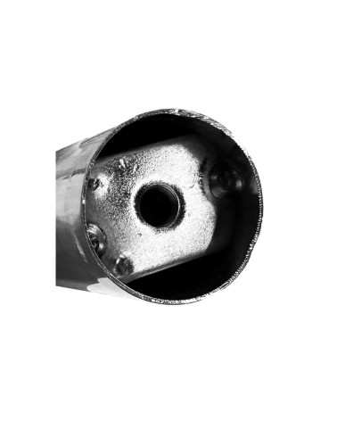 Piede in metallo cromato diametro 4,2 cm altezza 15 cm