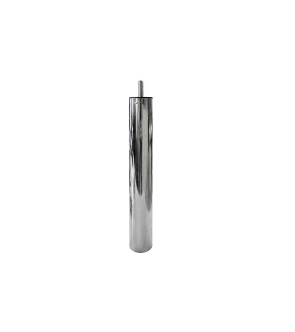 Piede in metallo cromato diametro 4,2 cm altezza 10 cm