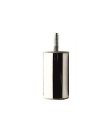 Piede in metallo cromato diametro 4,2 cm altezza 10 cm