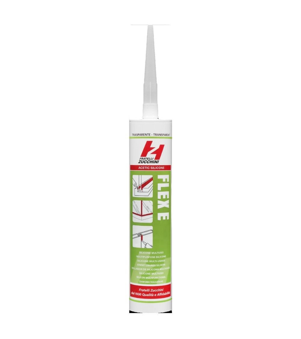 Silicone acetico per piano cottura e lavello 280 ml.
