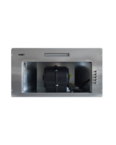 Cappa integrata sottopensile Samet Gruppo70 luce led 3 livelli velocità inox classe D