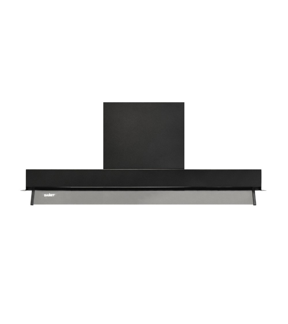 Cappa integrata sottopensile Samet Kripto90 luce led 3 livelli velocità colore nero classe D