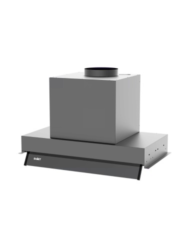 Cappa integrata sottopensile Samet Kripto60 luce led 3 livelli velocità inox classe D