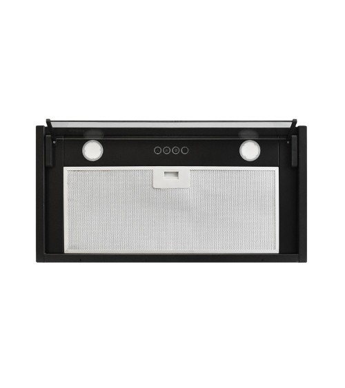 Cappa integrata sottopensile Samet Kripto60 luce led 3 livelli velocità nero classe D