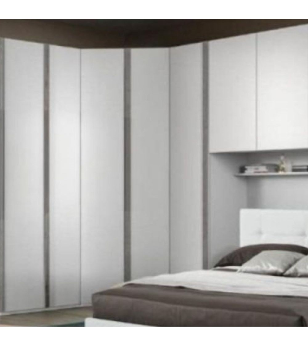 Cabina armadio Ettore colore bianco frassinato