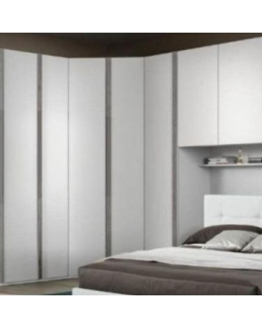 Cabina armadio Ettore colore bianco frassinato