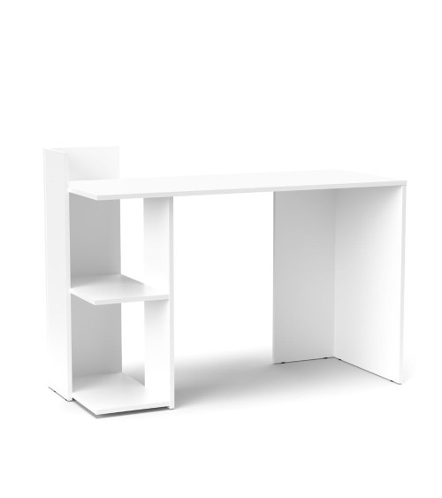 Scrivania Paco1 con 2 ripiani colore bianco