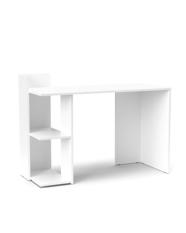 Scrivania Paco1 con 2 ripiani colore bianco