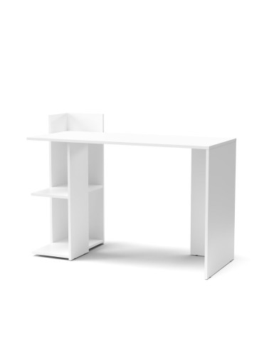 Scrivania Paco1 con 2 ripiani colore bianco