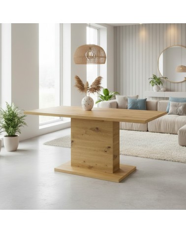 Tavolo Follow 162 colore rovere 160x80x75.90 cm