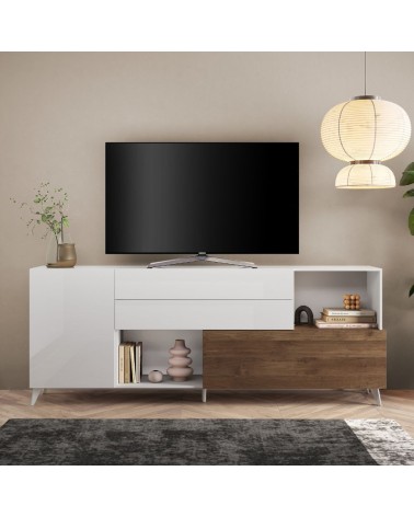 Madia Marion 240 cm. colore bianco ludico e mercure