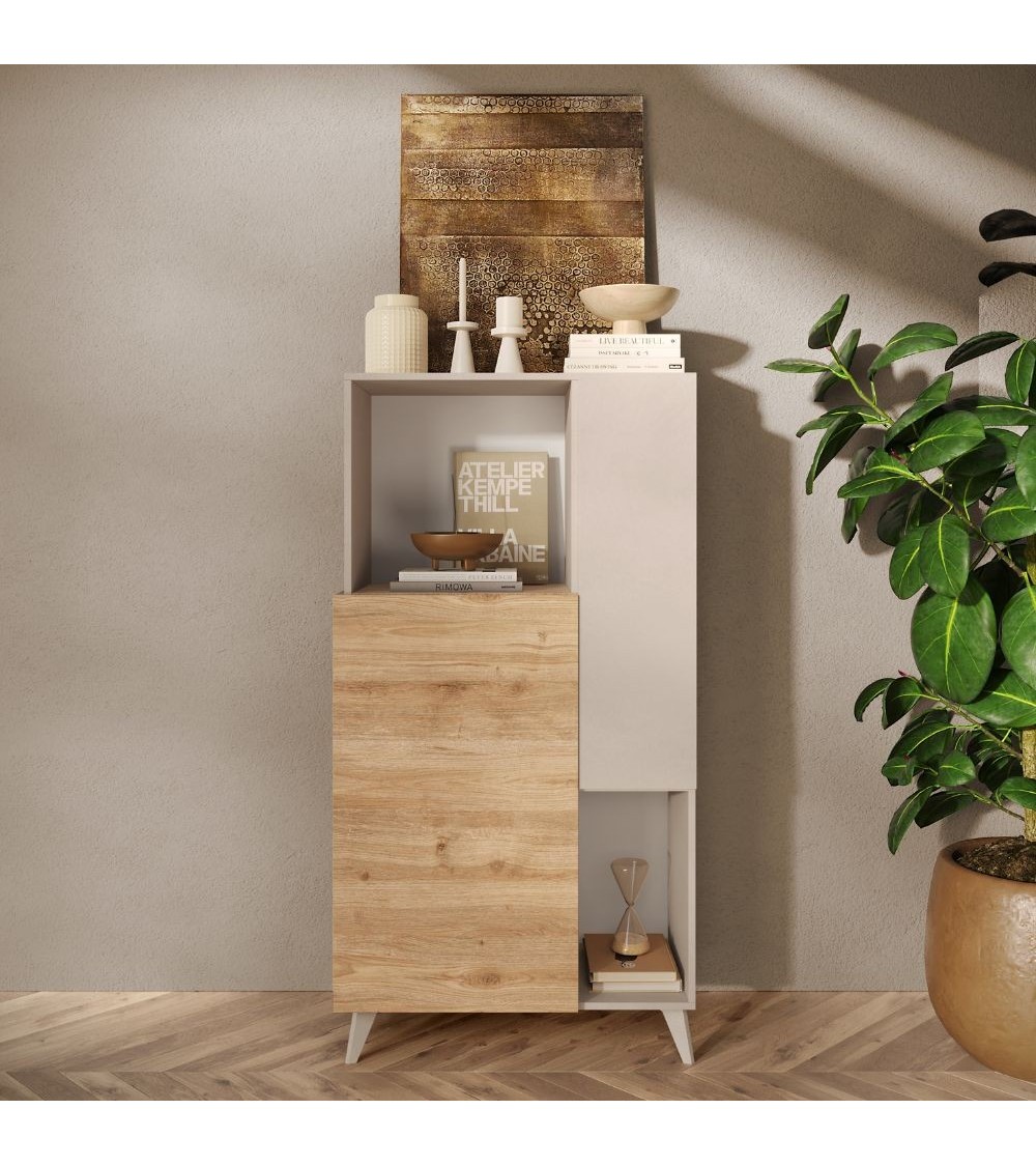 Contenitore Marion 2 ante colore cashmere e cadiz