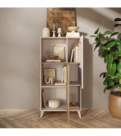 Contenitore Marion 2 ante colore cashmere e cadiz