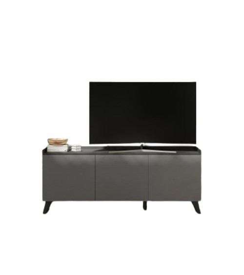 Porta Tv Polan 3 ante colore ardesia e piombo
