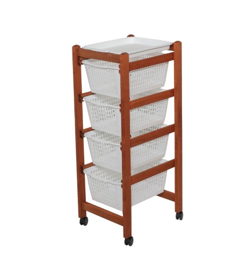 Carrello portafrutta Jolly Eco ciliegio