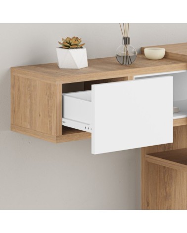 Ingresso Efes rovere bianco con specchio