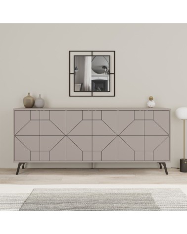 Madia 6 ante Dune 183 cm. colore tortora