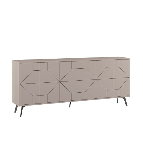Madia 6 ante Dune 183 cm. colore tortora