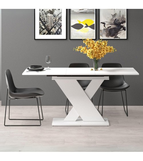 Tavolo allungabile Axi colore bianco