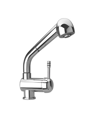 Miscelatore monoforo lavello doccia estraibile Paini 64CN566 satinato