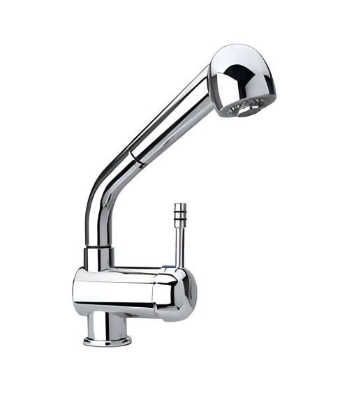 Miscelatore monoforo lavello doccia estraibile Paini 64CR566 cromato