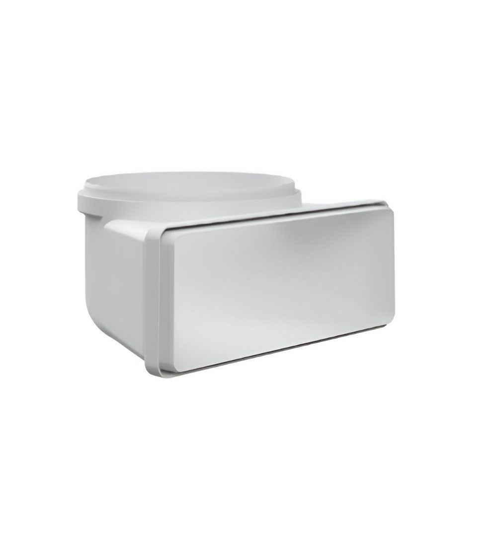 Curva verticale per cappe BVCVQT229 da tondo a rettangolare 22x9 cm