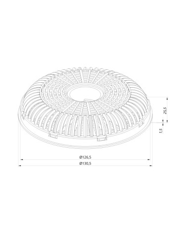 Filtro carbone per cappe Gruppo 52-72 e Eolo 90 kit da due pezzi
