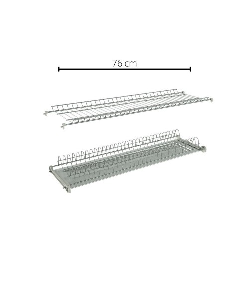 Ricambio griglie da 76 per scolapiatti incasso pensili da 80 cm.