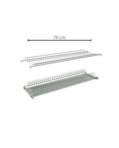 Ricambio griglie da 76 per scolapiatti incasso pensili da 80 cm.