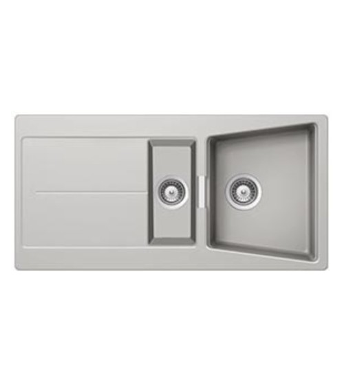 Lavello Smeg LC102AL 100x50 cm 1 vasca +1/2 con gocciolatoio reversibile