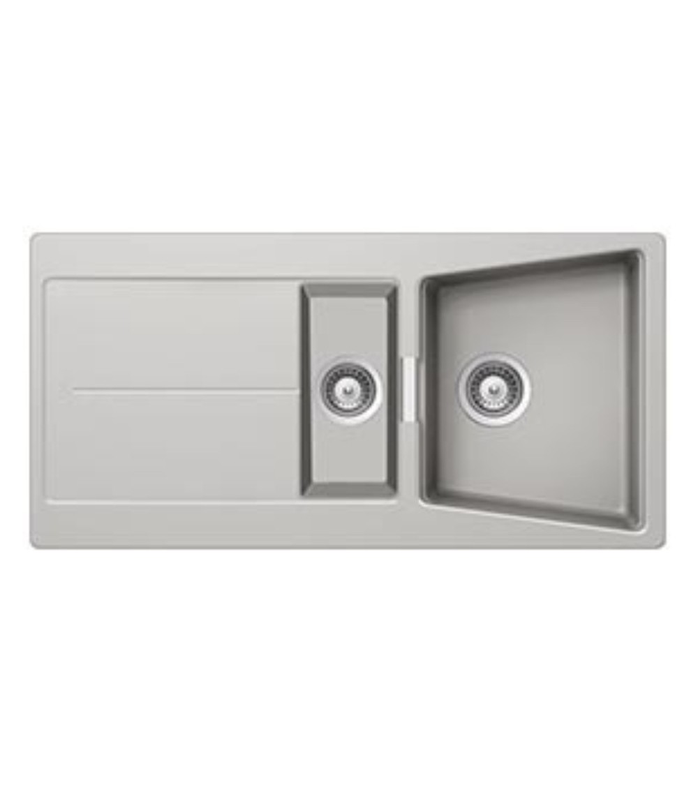 Lavello Smeg LC102AL 100x50 cm 1 vasca +1/2 con gocciolatoio reversibile
