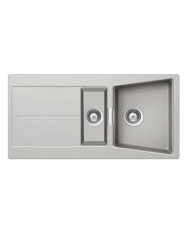 Lavello Smeg LC102AL 100x50 cm 1 vasca +1/2 con gocciolatoio reversibile