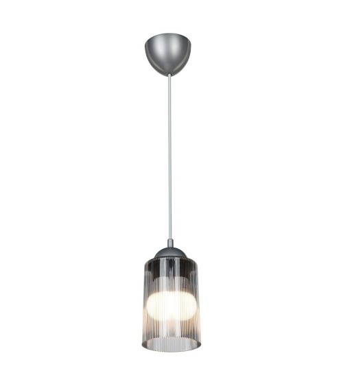 Lampada da soffitto Optical ASZ1027 con paralume in plastica fumè
