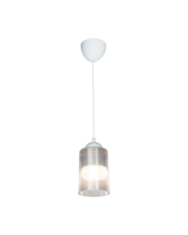 Lampada da soffitto Optical ASZ1025 con paralume in plastica trasparente