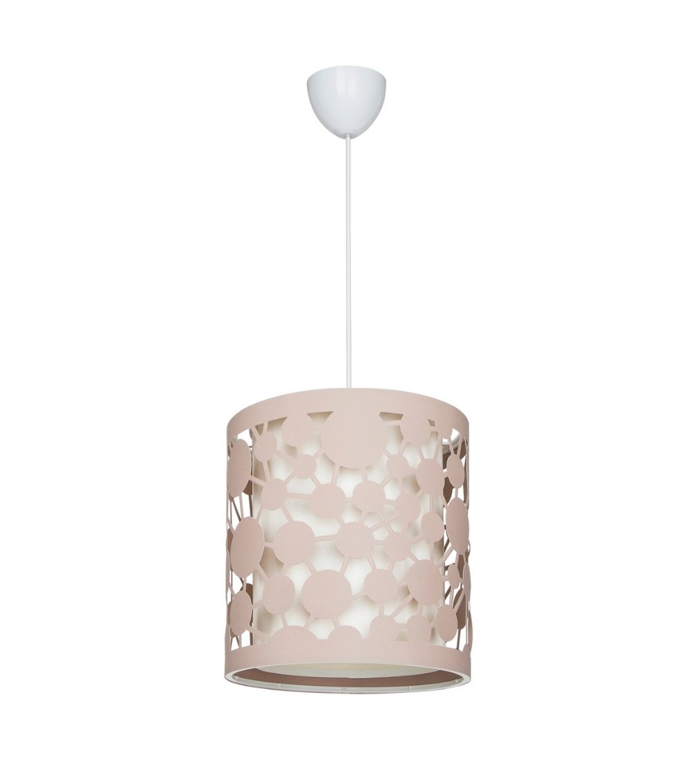 Lampada da soffitto Summer ASZ1179 con intagli colore beige