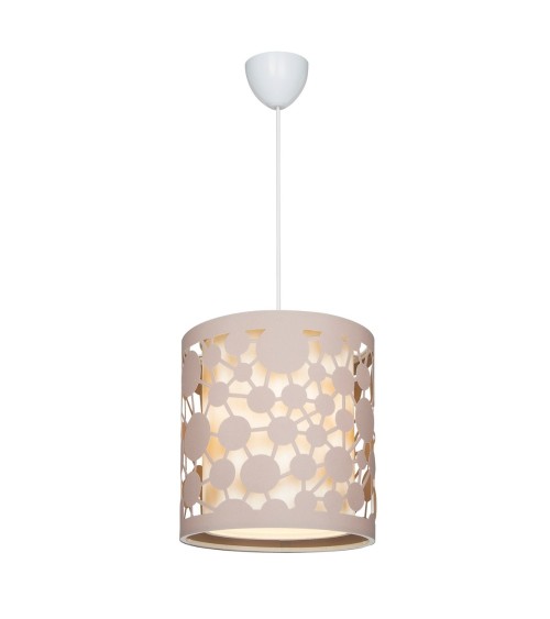 Lampada da soffitto Summer ASZ1179 con intagli colore beige