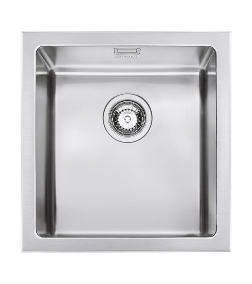 Lavello Smeg VQR40 una vasca 40x50 cm semifilo inox