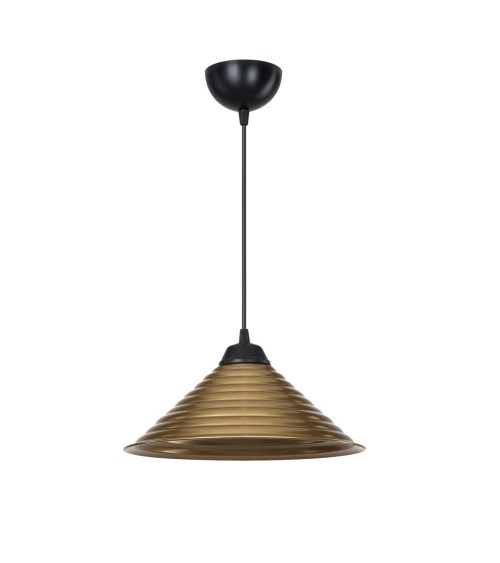 Lampada da soffitto Sava ASZ1619 con paralume in metallo bronzo