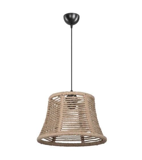 Lampada da soffitto Besta ASZ1745 con paralume in iuta