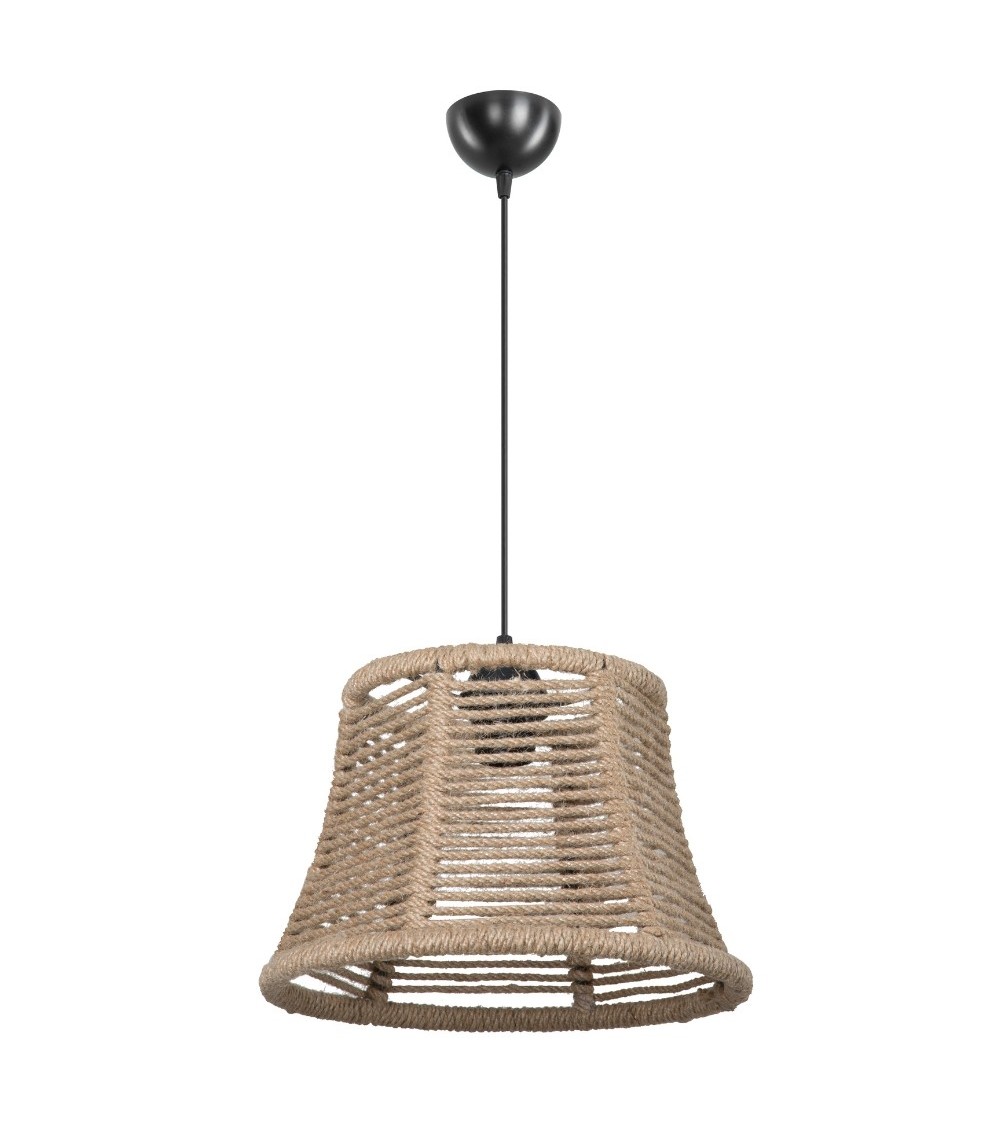 Lampada da soffitto Besta ASZ1745 con paralume in iuta