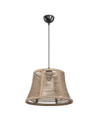 Lampada da soffitto Besta ASZ1745 con paralume in iuta