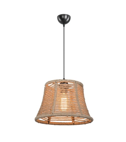 Lampada da soffitto Besta ASZ1745 con paralume in iuta