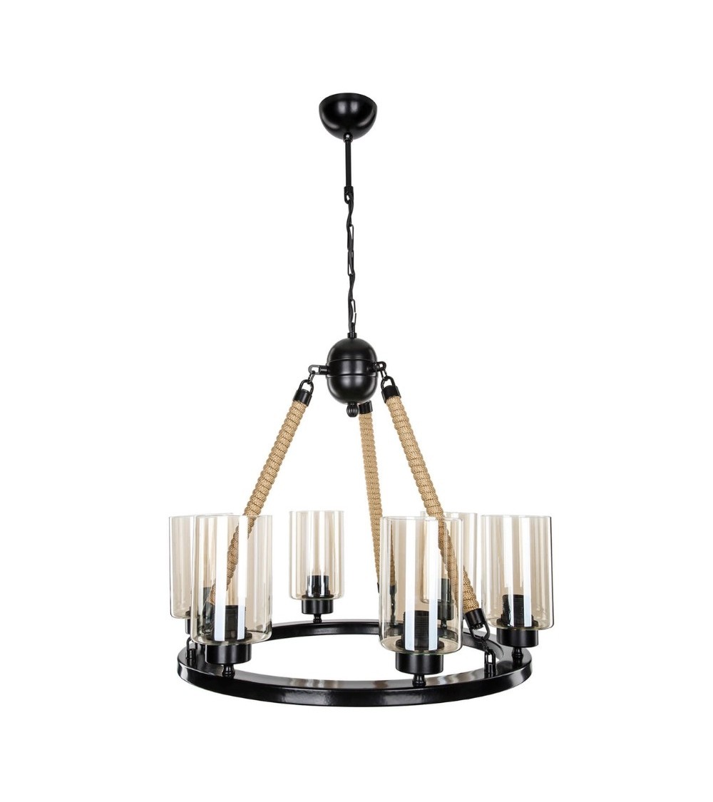 Lampada da soffitto Lotus ASZ0686 con 6 portalampade